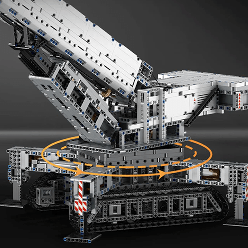 Mould King 17002 - Motorized Heavy-Duty Crane - vue 4 | Power Blockz