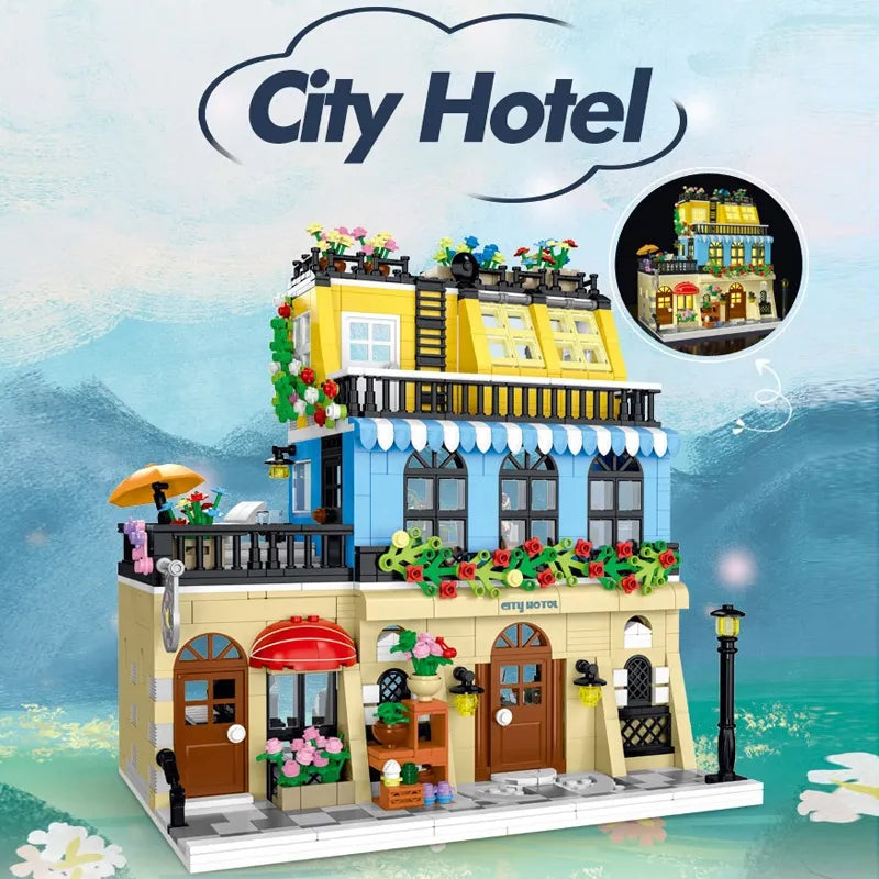 MORK 20115 - City Hotel Modular Building - vue 4 | Power Blockz