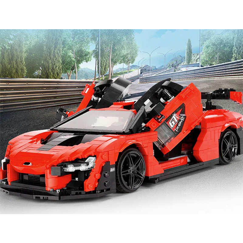 Mould King 10007 - British Senna GTR Luxury Hypercar - vue 7 | Power Blockz
