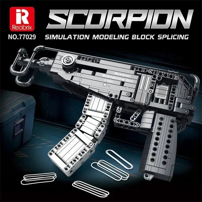 Reobrix 77029 - Scorpion Sub Machine - vue 2 | Power Blockz