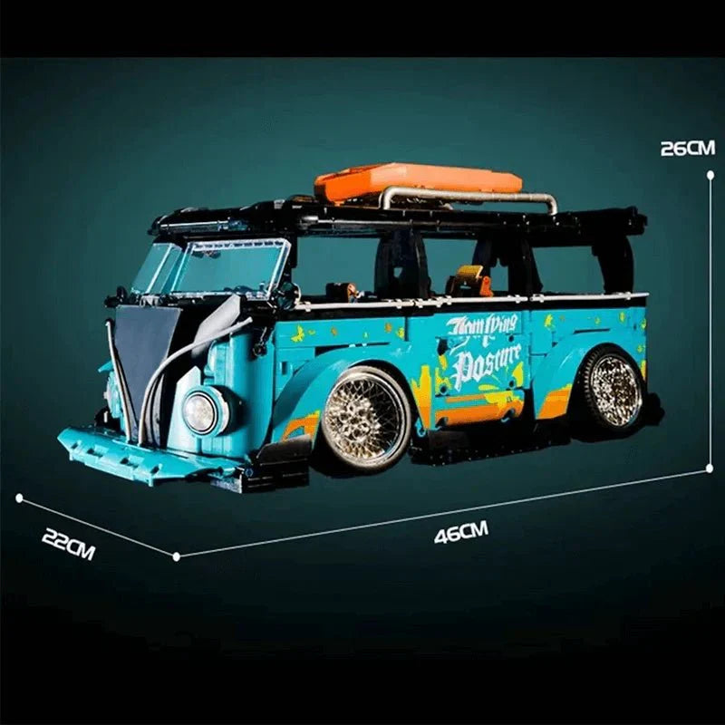 KBOX K10510 - Retro VW Camper Van - vue 2 | Power Blockz