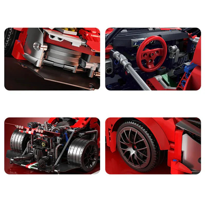 Mid-Engine GT Prototype | 2047pcs - Mid-Engine GT Prototype - vue 4 | Power Blockz