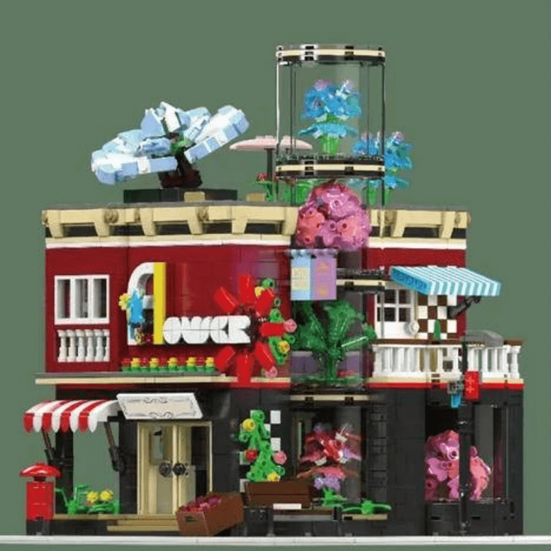 Mould King 16056 - Flower Shop - vue 3 | Power Blockz