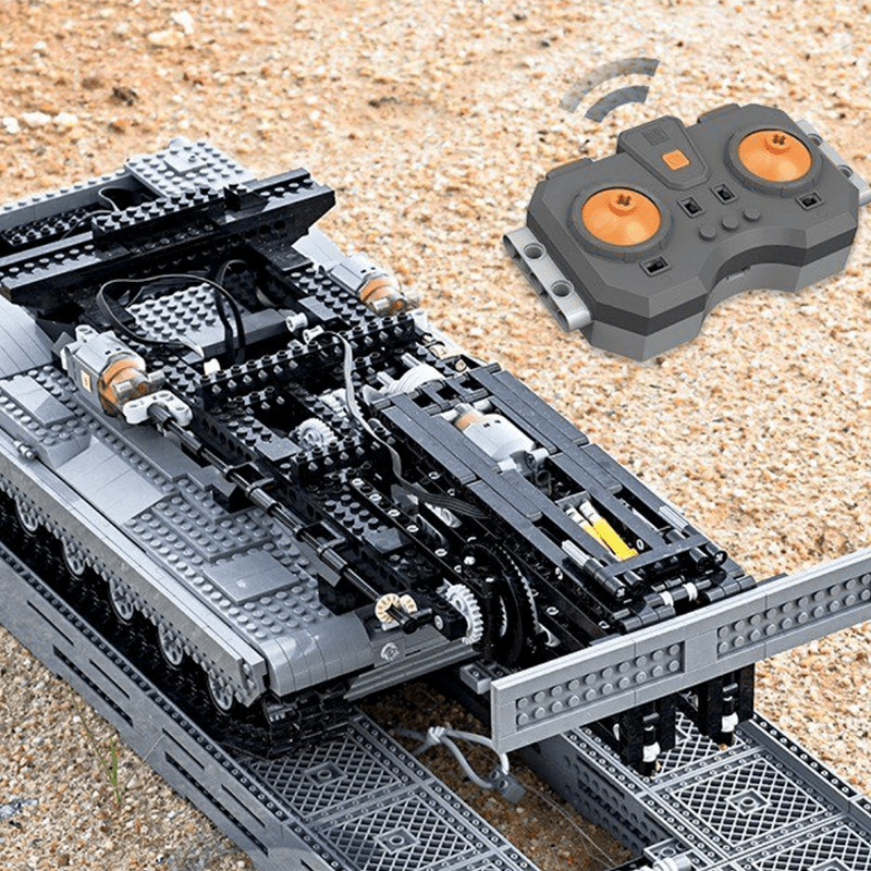 Mould King 20002 - Remote Controlled Abrams Bridge Layer - vue 14 | Power Blockz