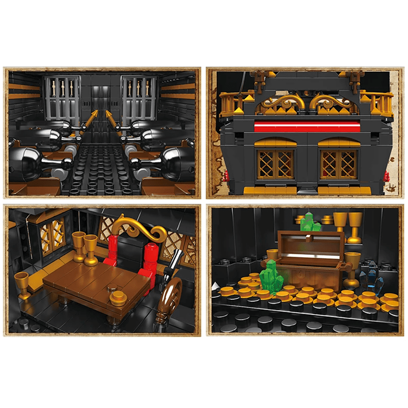 Mould King 13083 - Pirate Ship - vue 4 | Power Blockz