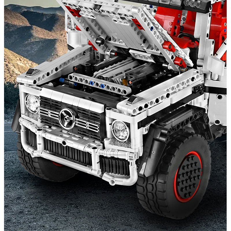 Mould King 13061 - German 6x6 G63 Remote Control - vue 5 | Power Blockz