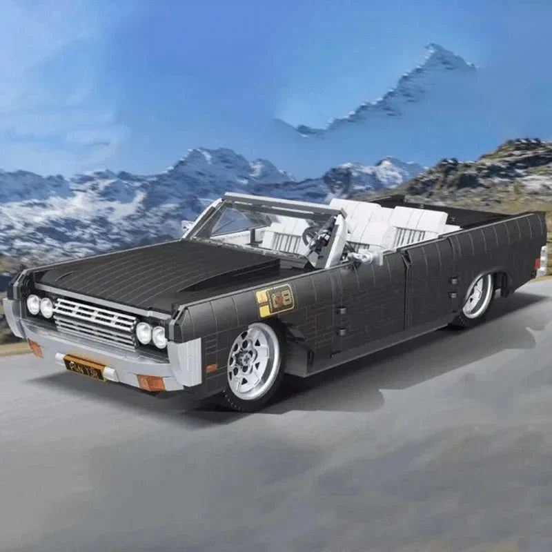 Mould King 10118 - 1969 American Drop Top - vue 2 | Power Blockz