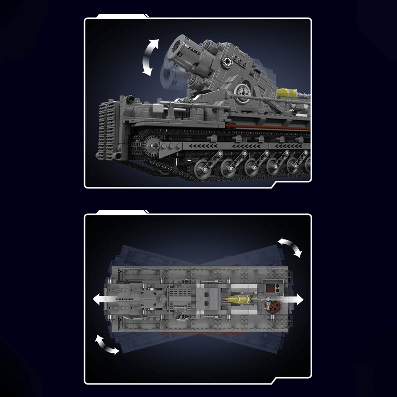 Mould King 20028 - Karl Mortar - vue 6 | Power Blockz
