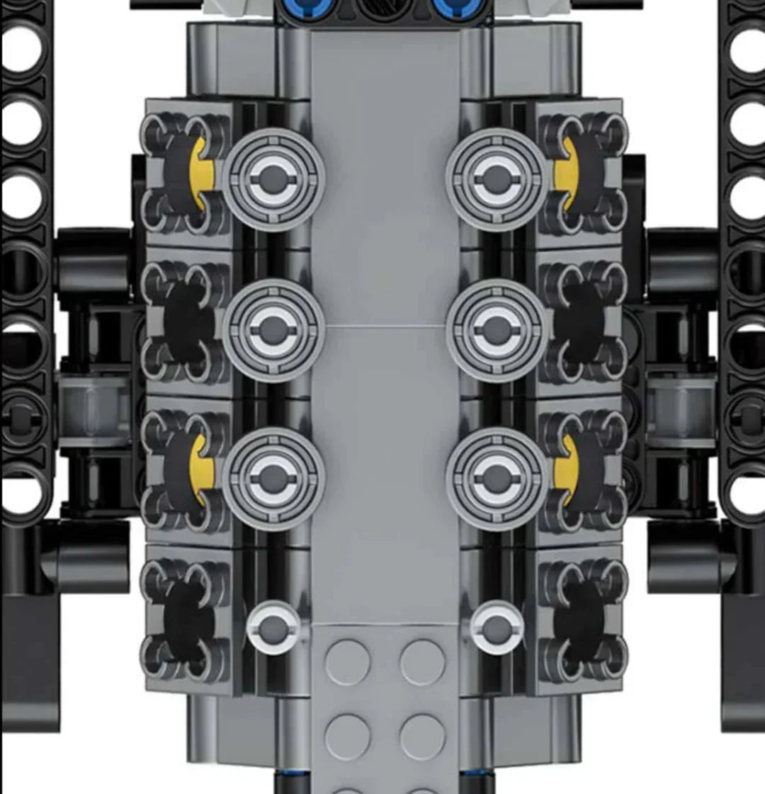 Qizhile 2301 - 6x6 Expedition Defender Off-Roader - vue 8 | Power Blockz
