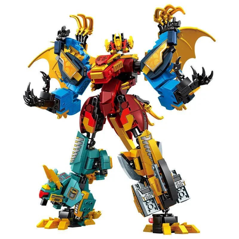 Sembo Dinosaur Mecha - Mecha Deformation Dinosaur Transformation | Power Blockz