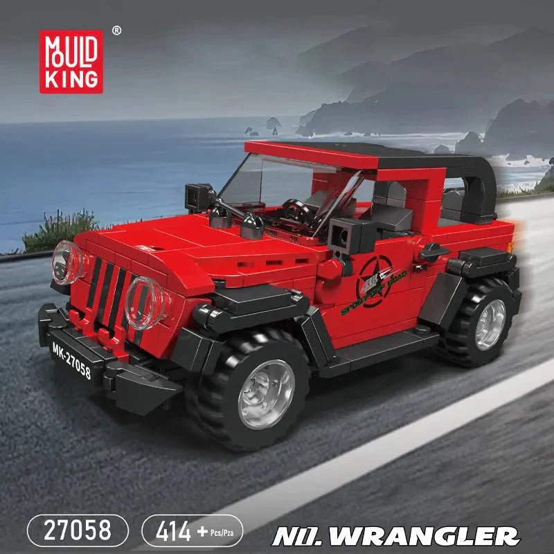 Mould King 27058 - Mini Trail 4x4 - vue 2 | Power Blockz