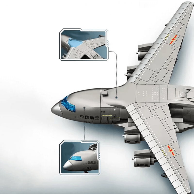 Qman 23013 - Transport Aircraft - vue 8 | Power Blockz