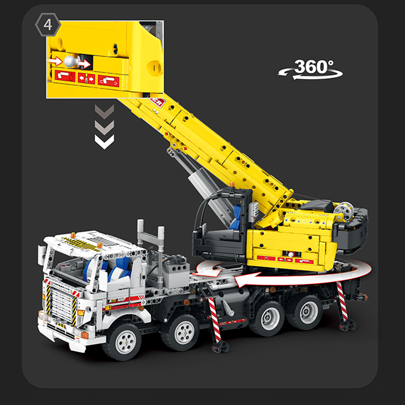 Reobrix 22007 PF - Crane Truck Remote Control - vue 8 | Power Blockz