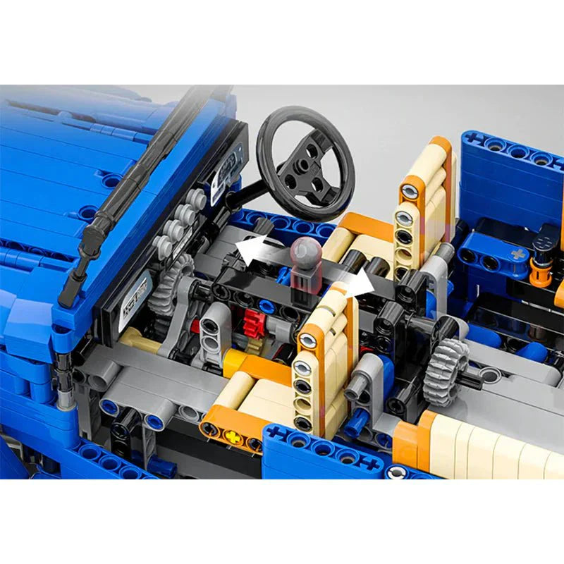 Happy Build YC-QC012 - Classic Land Cruiser FJ40 Off-Road 4x4 - vue 3 | Power Blockz