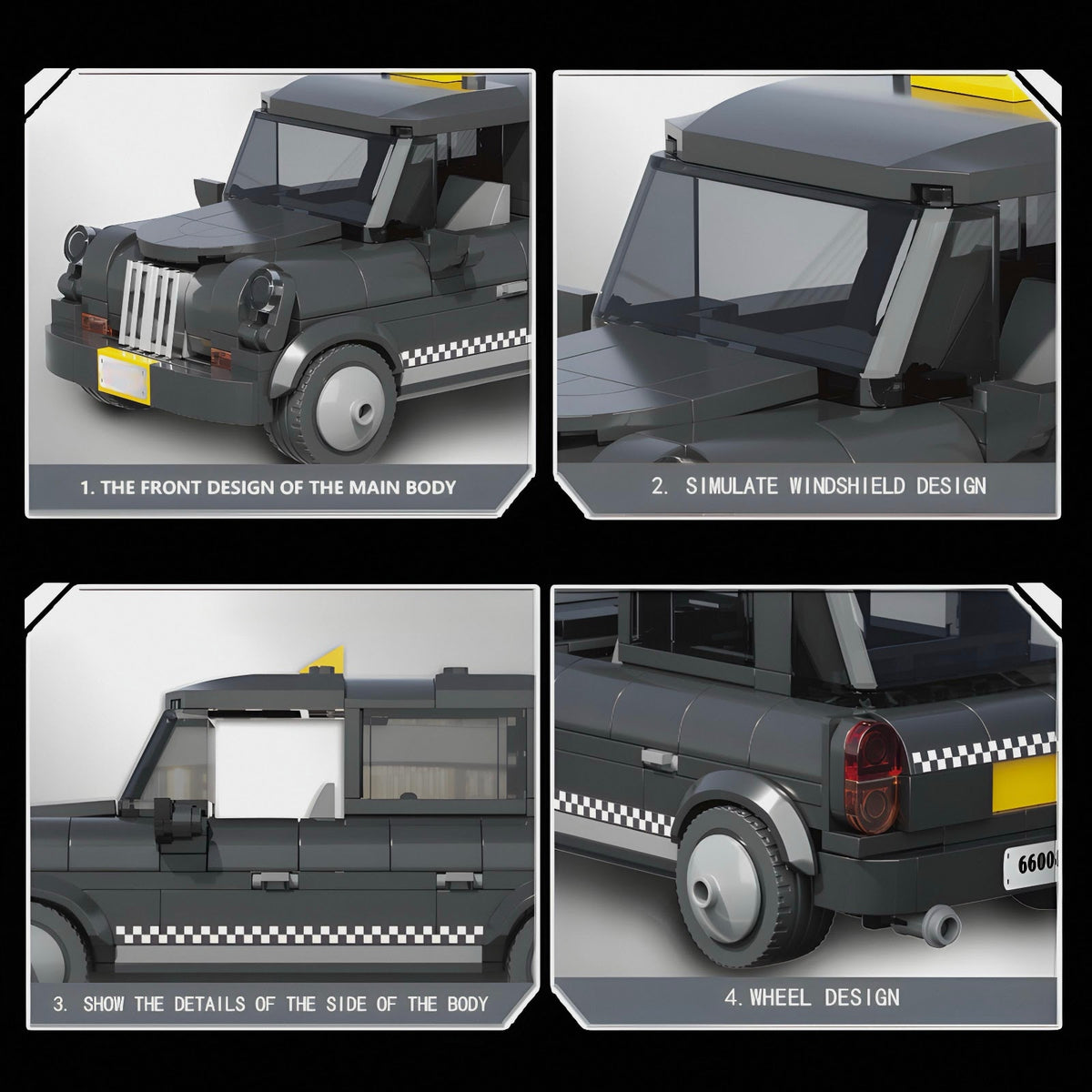 Xbert 66008 - Taxi - vue 2 | Power Blockz