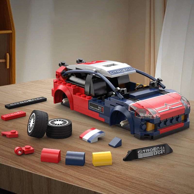 C55033W with our box - Citroen C4 WRC - vue 8 | Power Blockz