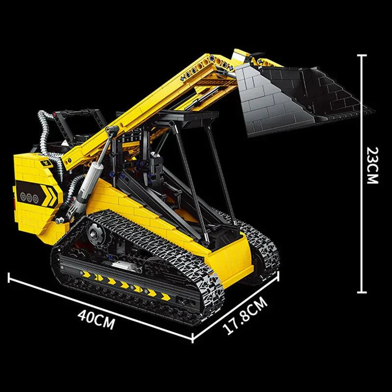 Happy Build YC-22007 - RC Compact Track Loader - vue 7 | Power Blockz