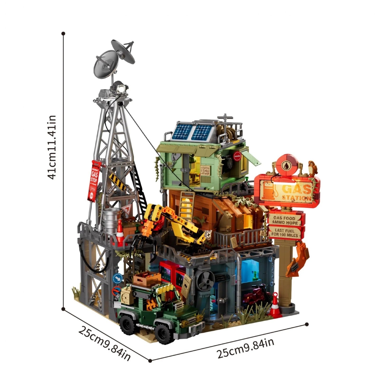 iambrick 30901 - Doomsday Gas Station - vue 7 | Power Blockz