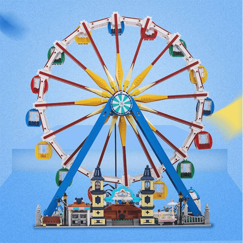 Mould King 11006 - Motorised Ferris Wheel - vue 9 | Power Blockz
