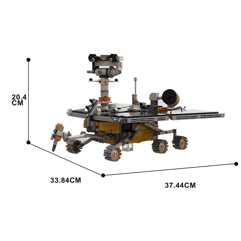 Gobricks MOC-80345 - Mars Exploration Rover Spirit Opportunity - vue 6 | Power Blockz