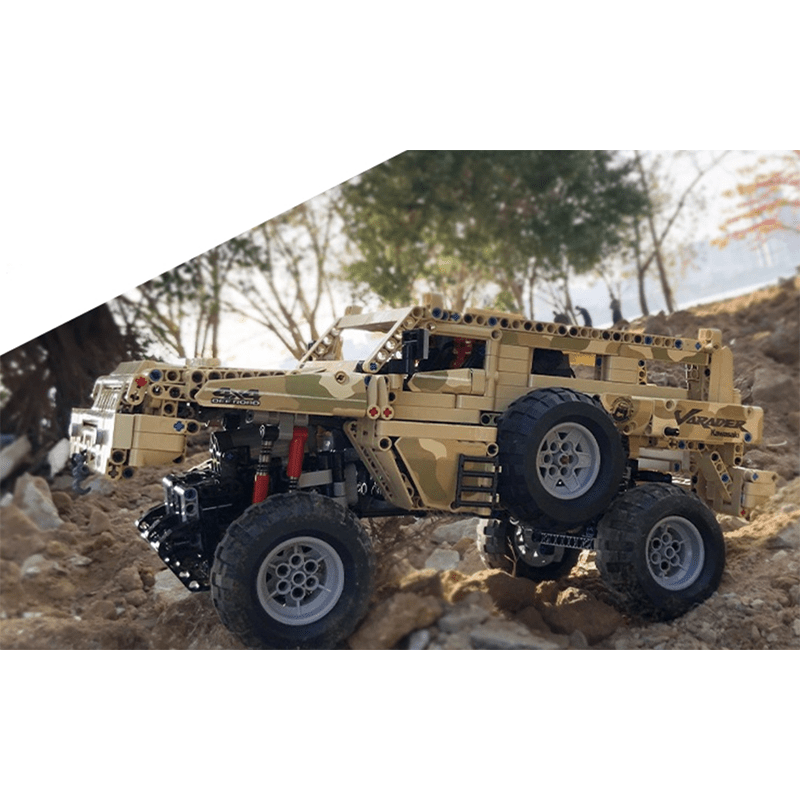 Mould King 13131 - Static Version - Military 4x4 Utility - vue 3 | Power Blockz