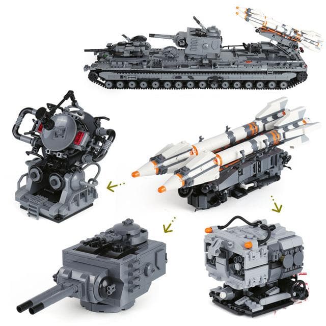 Xingbao 06006 - Missile Carrier Tank - vue 3 | Power Blockz