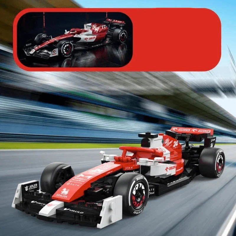 Rastar 94400 - Official Alfa Romeo F1 C42 - vue 12 | Power Blockz