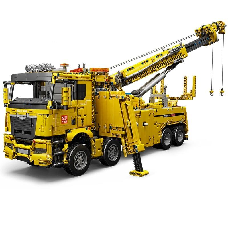 Mould King 17028 - Red - RC Rescue Utility Truck | Power Blockz