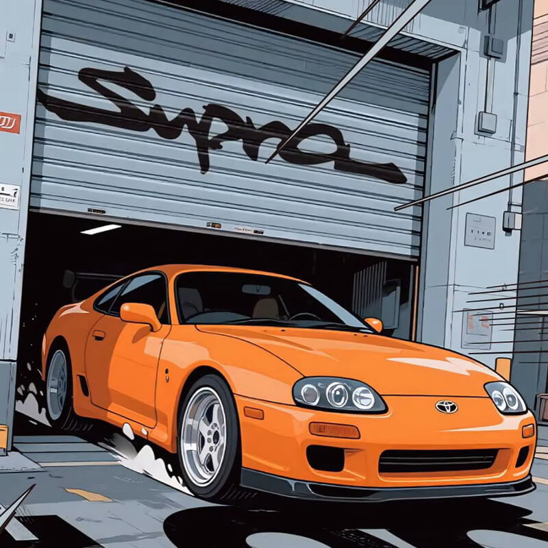 PB8815 - Toyota Supra A80 - vue 2 | Power Blockz