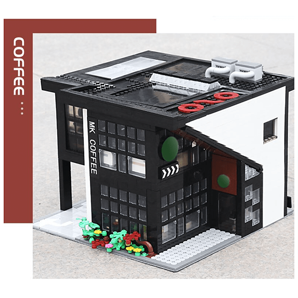 Mould King 16036 - European Modern Cafe - vue 3 | Power Blockz