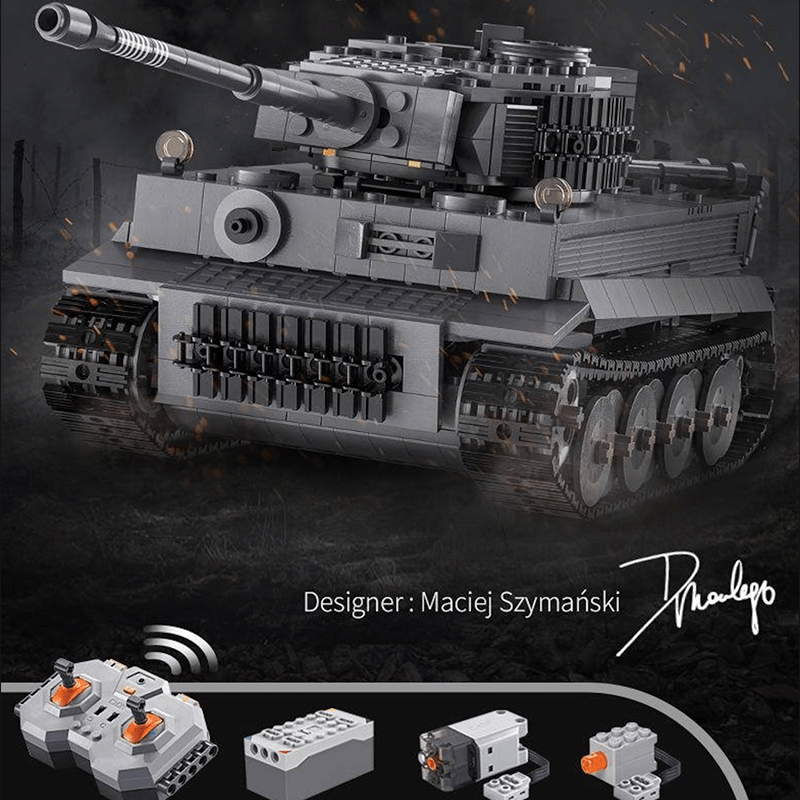 CaDa C61071W - Remote Controlled Tank - vue 12 | Power Blockz