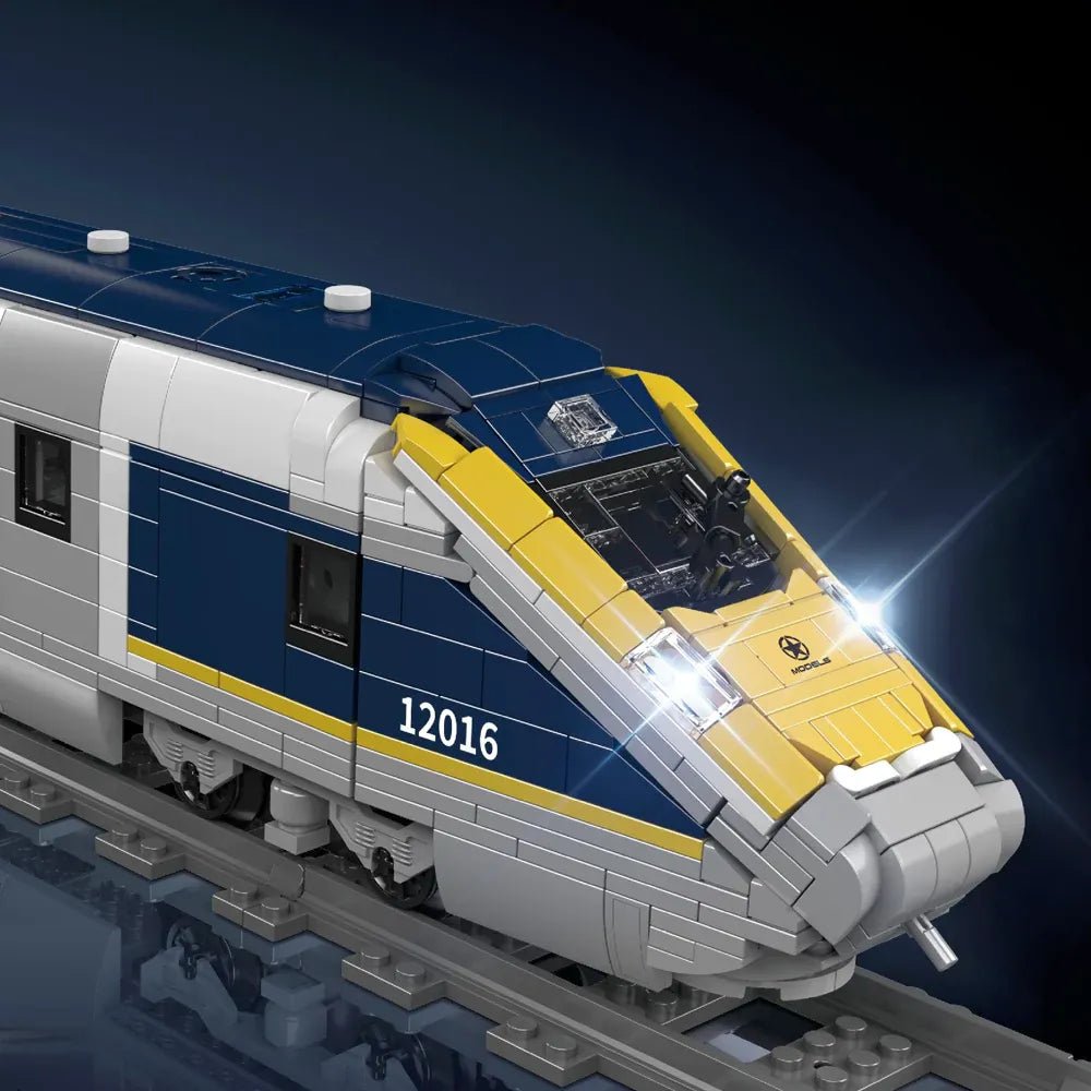 Mould King 12016 - High-Speed Euro Express Train - vue 2 | Power Blockz