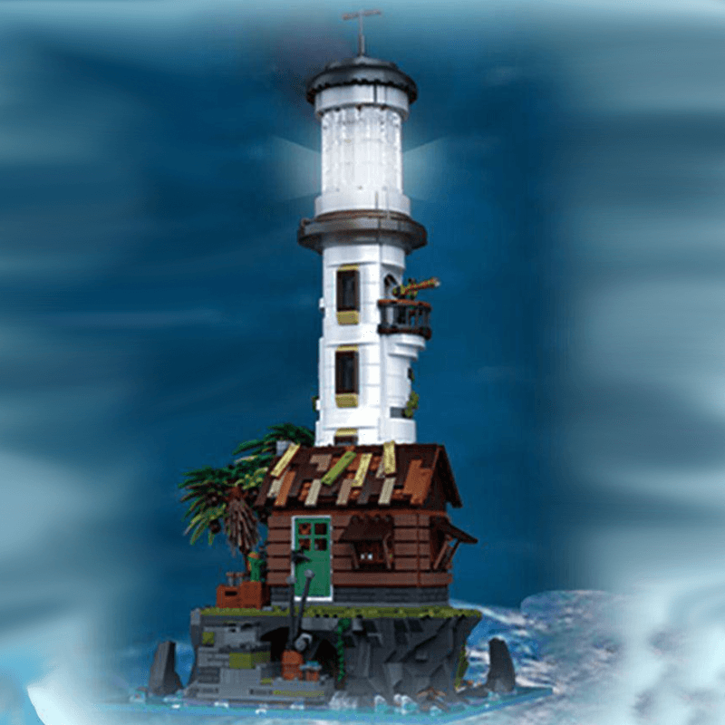 Zeghao 613003 - Fishing Village Lighthouse - vue 3 | Power Blockz