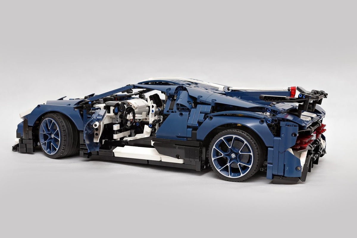 Mould King 13125 - Aerodynamic W16 Chiron Hyper Beast - vue 2 | Power Blockz