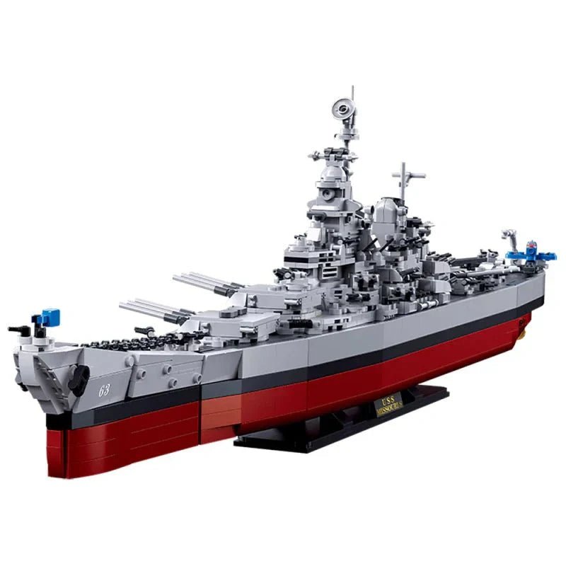 Sluban M38-B1291 - WWII Battleship 1945 | Power Blockz