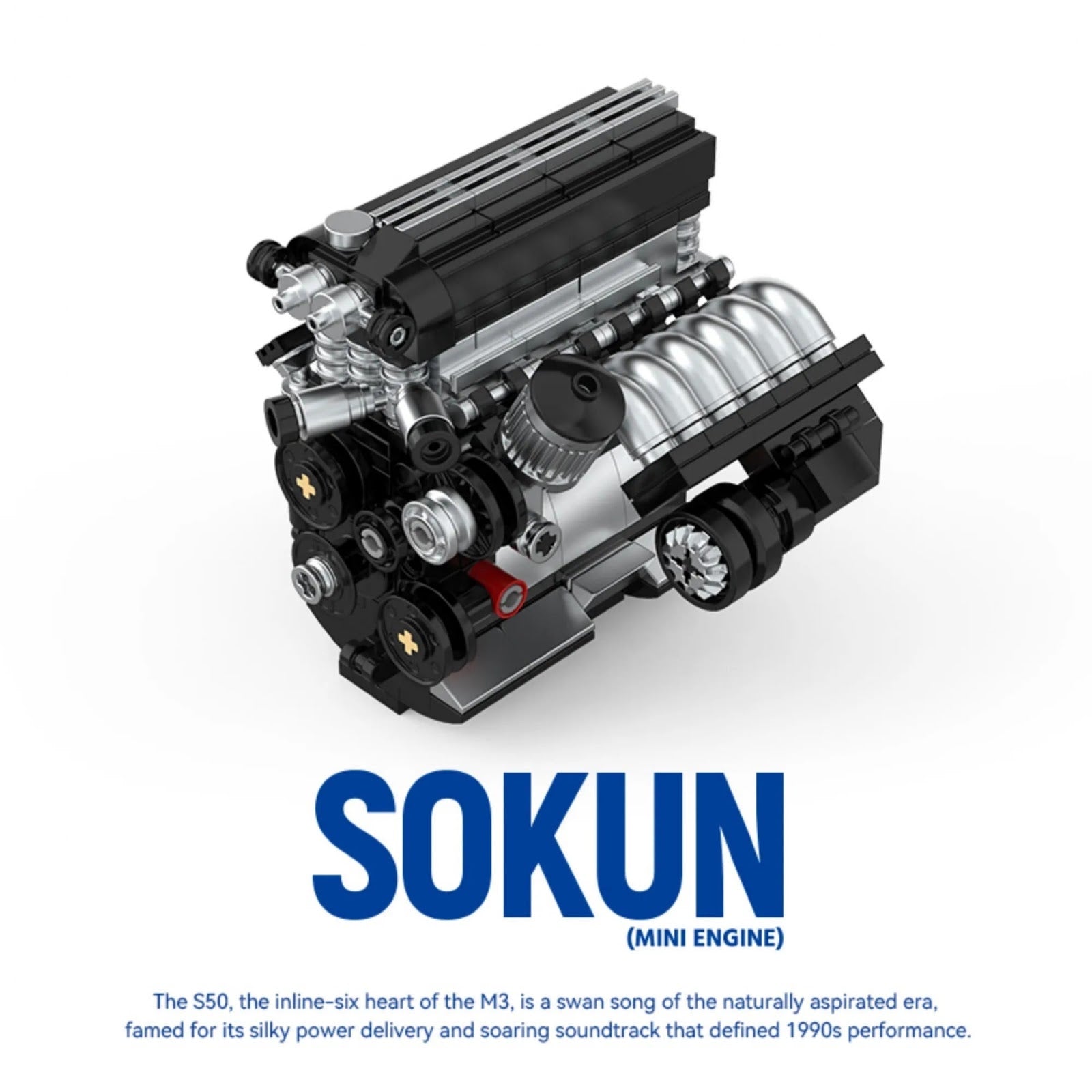 POWERBUILD PB8869F - M3 S50 Engine - vue 3 | Power Blockz
