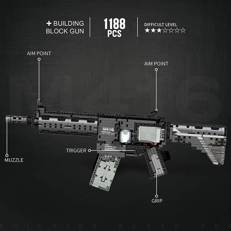 Reobrix 77004 - M416 - vue 4 | Power Blockz