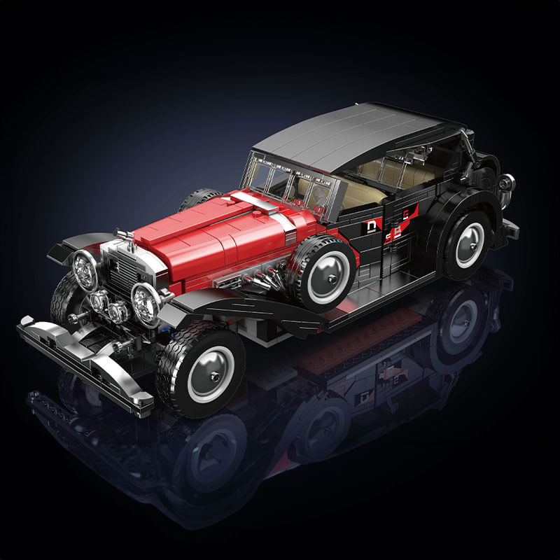 Mould King 10114 - Classic British T50 Luxury Sedan - vue 6 | Power Blockz