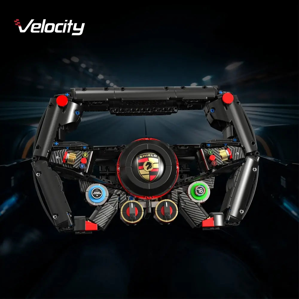 HUIYOYOYI H2002 - 1:1 Vision GT Steering Wheel - vue 4 | Power Blockz