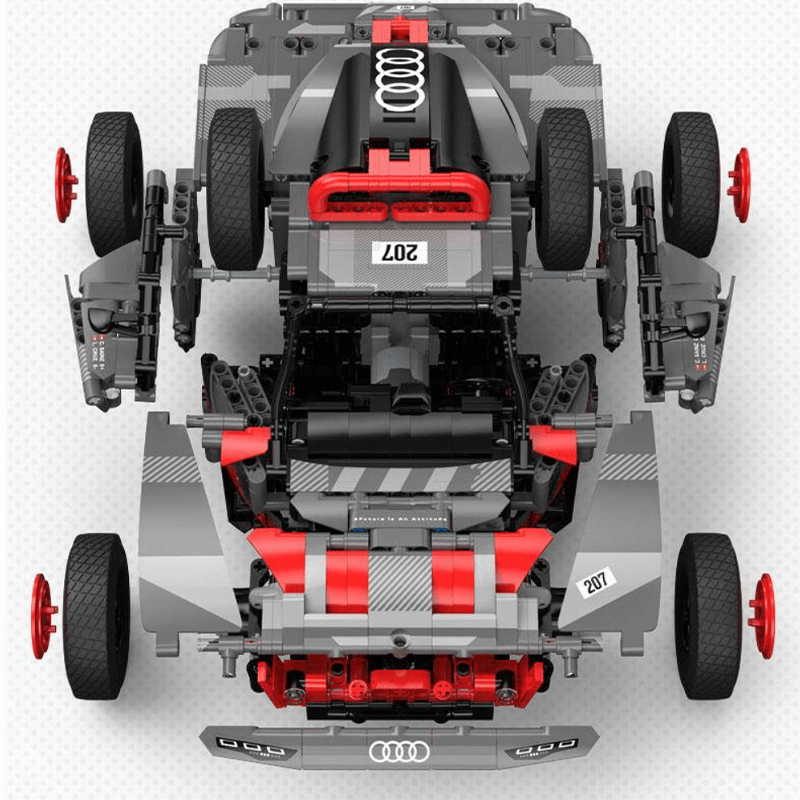 Rastar 92700 - Remote Controlled 4x4 RS Q e-tron - vue 8 | Power Blockz