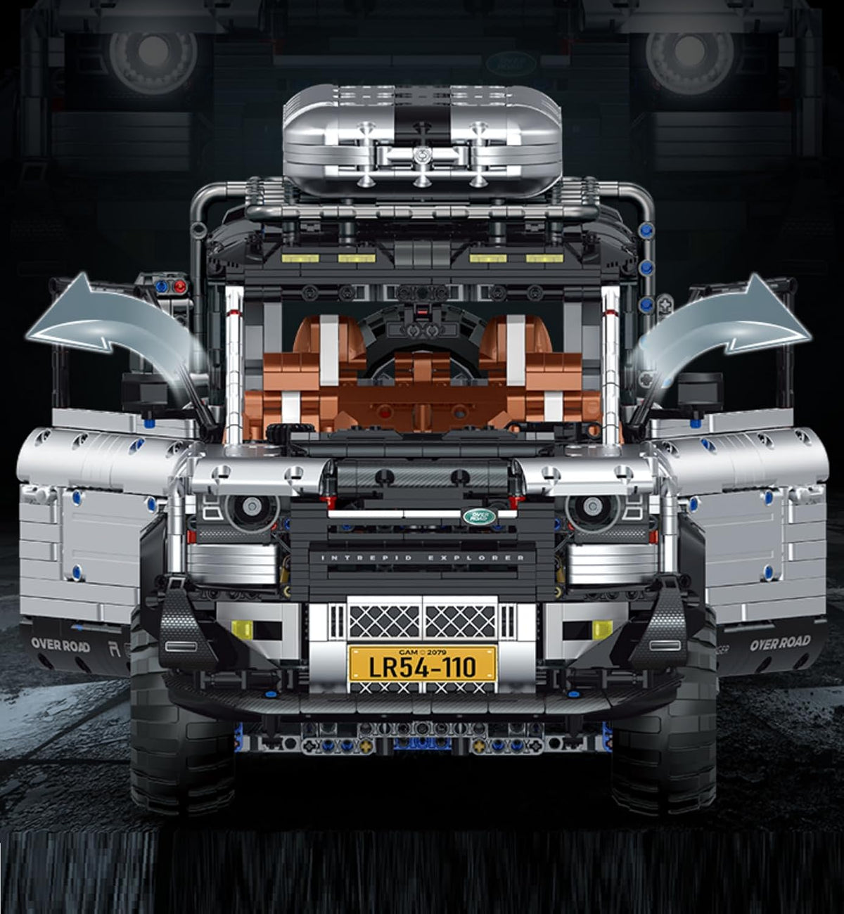 Guly 10620 - Static Version - Defender 110 Expedition 4x4 Utility - vue 5 | Power Blockz