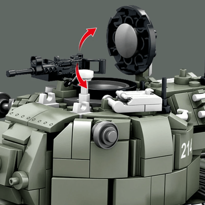 KAZI 82059 - M47 Patton Tank - vue 4 | Power Blockz