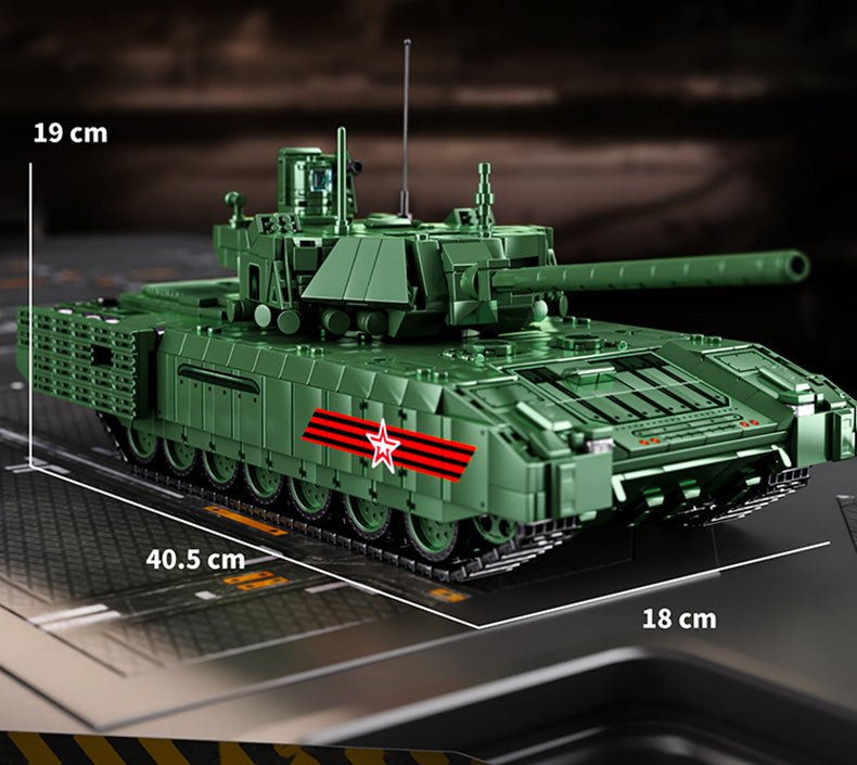 12GO 96003 - T-14 Armata Main Battle Tank - vue 3 | Power Blockz