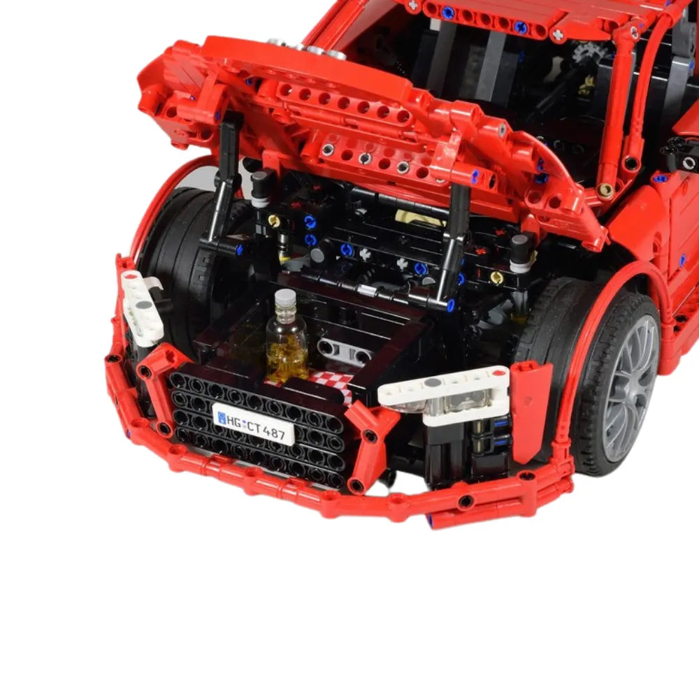 MOC-117091 - German V10 Roadster - vue 6 | Power Blockz