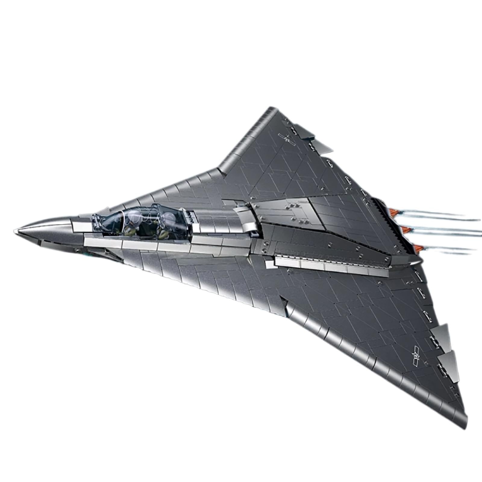 Sluban M38-B1569 - Triple-Engine Jet Fighter | Power Blockz