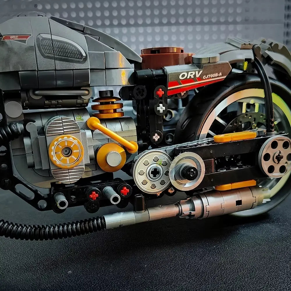 Leibao K2194 - Vintage Sidecar - vue 4 | Power Blockz