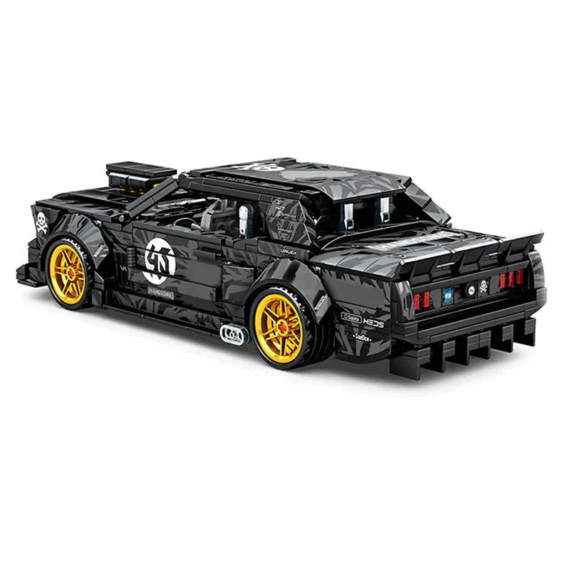 Mould King 27024 - Twin-Turbo Drift Monster - vue 2 | Power Blockz