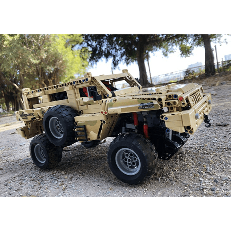 Mould King 13131 - Static Version - Military 4x4 Utility - vue 9 | Power Blockz