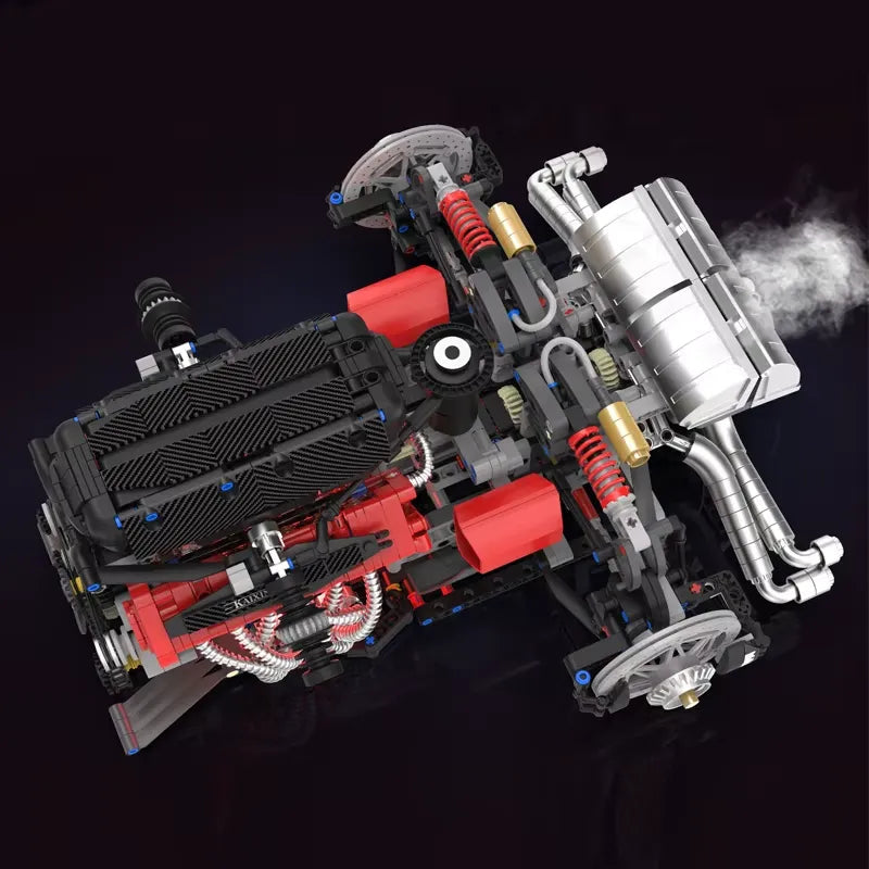 K96211 - Motorized Italian V12 Powertrain - vue 4 | Power Blockz
