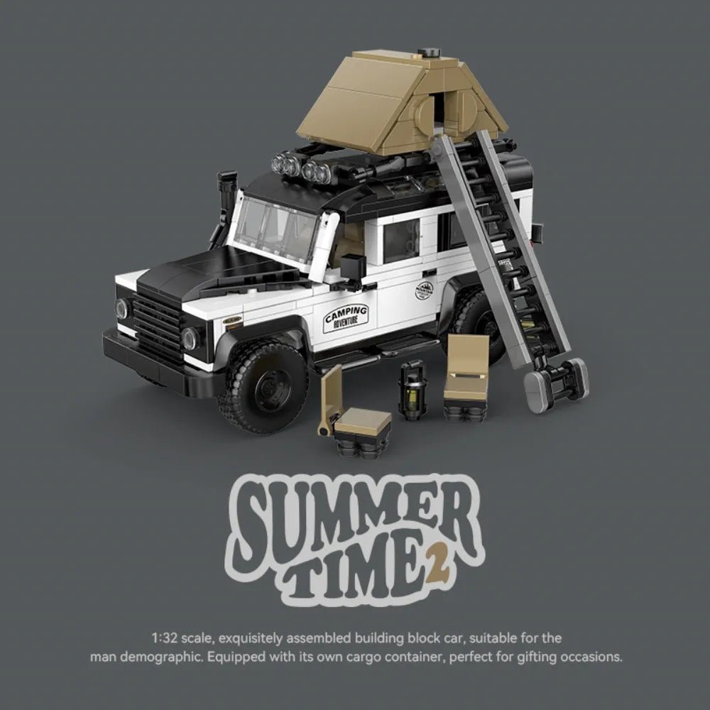 Power Build PB8825 - Classic Defender 4x4 Adventure - vue 4 | Power Blockz